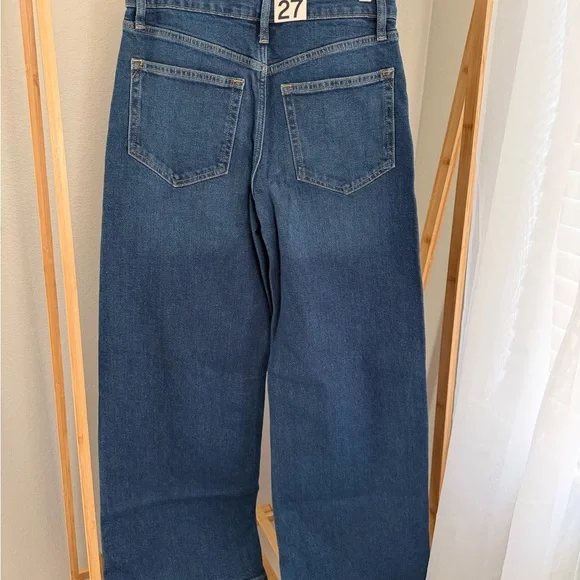 Women’s GAP WIDE LEG Blue Jeans - Picture 5 of 6